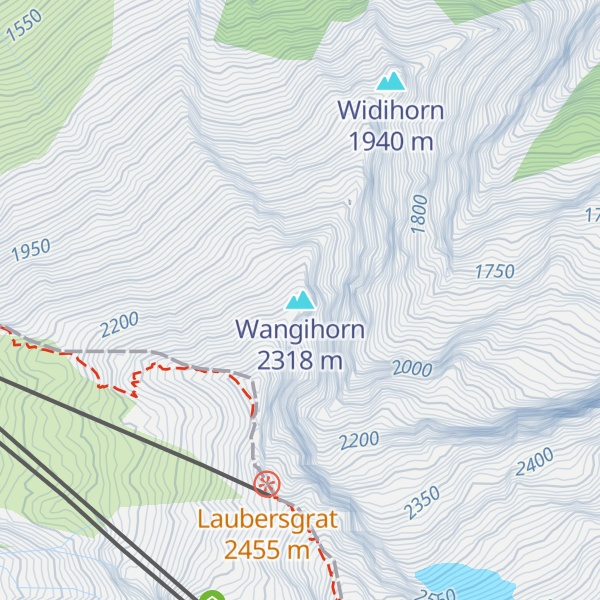 Map of Wangihorn