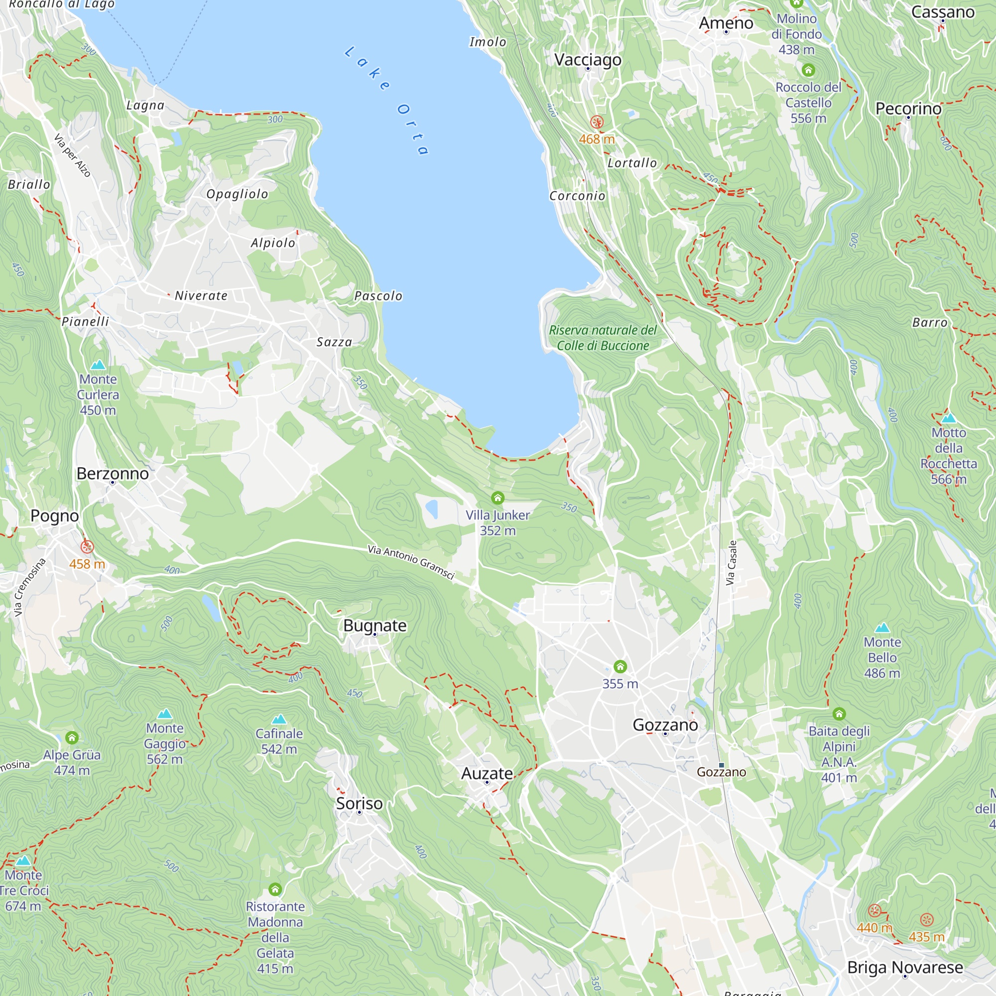 Villa Junker map