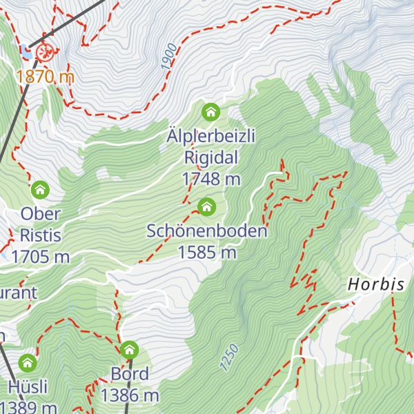 Map of Schönenboden