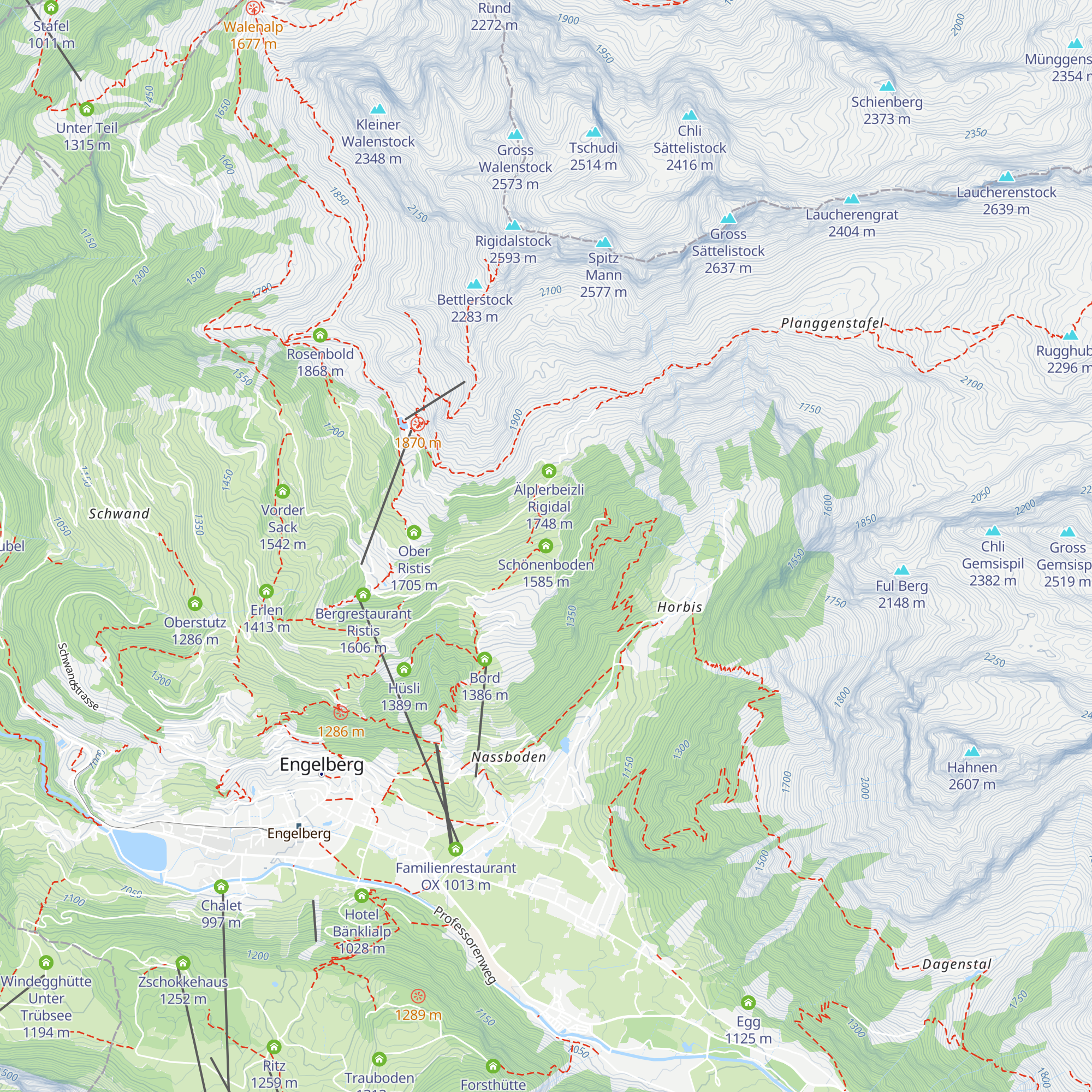 Schönenboden map