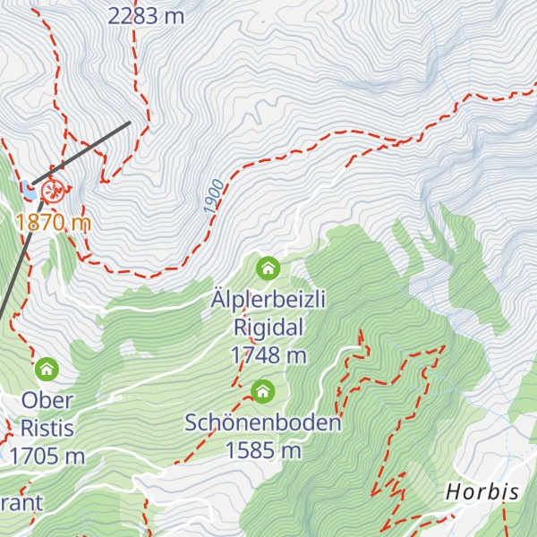Map of Älplerbeizli Rigidal