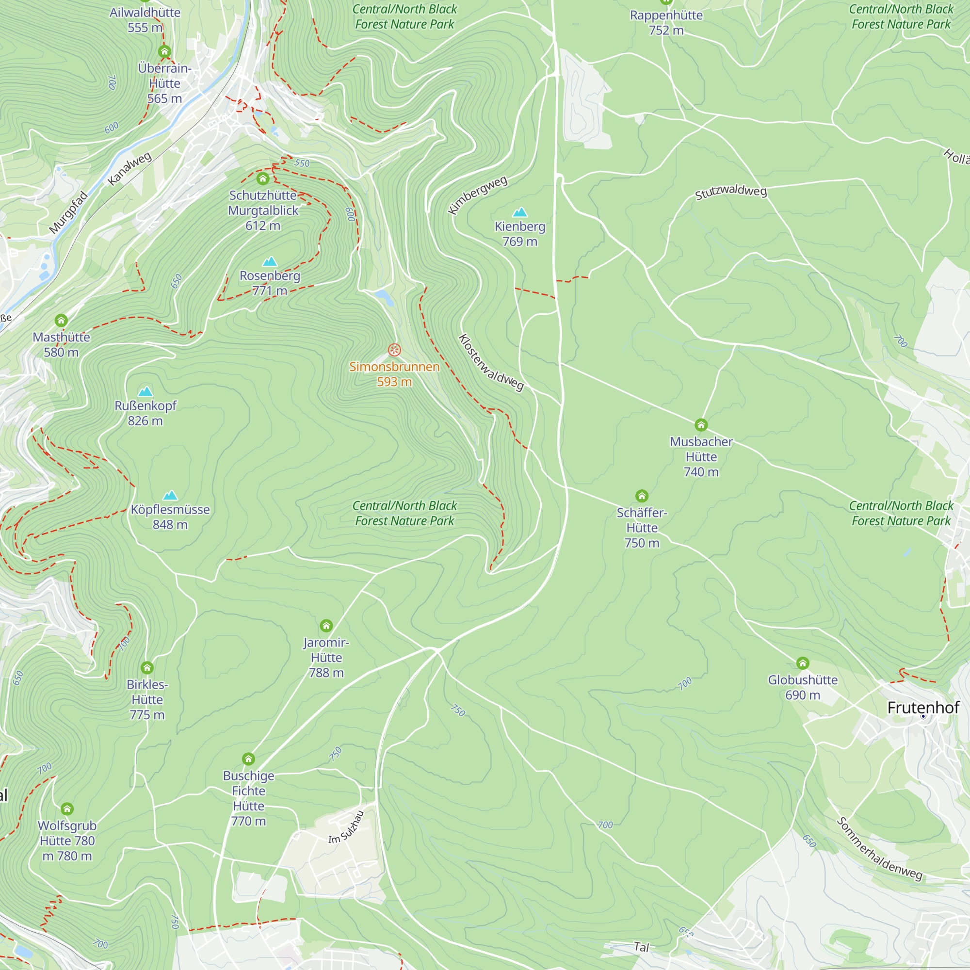 Stoffelshütte map