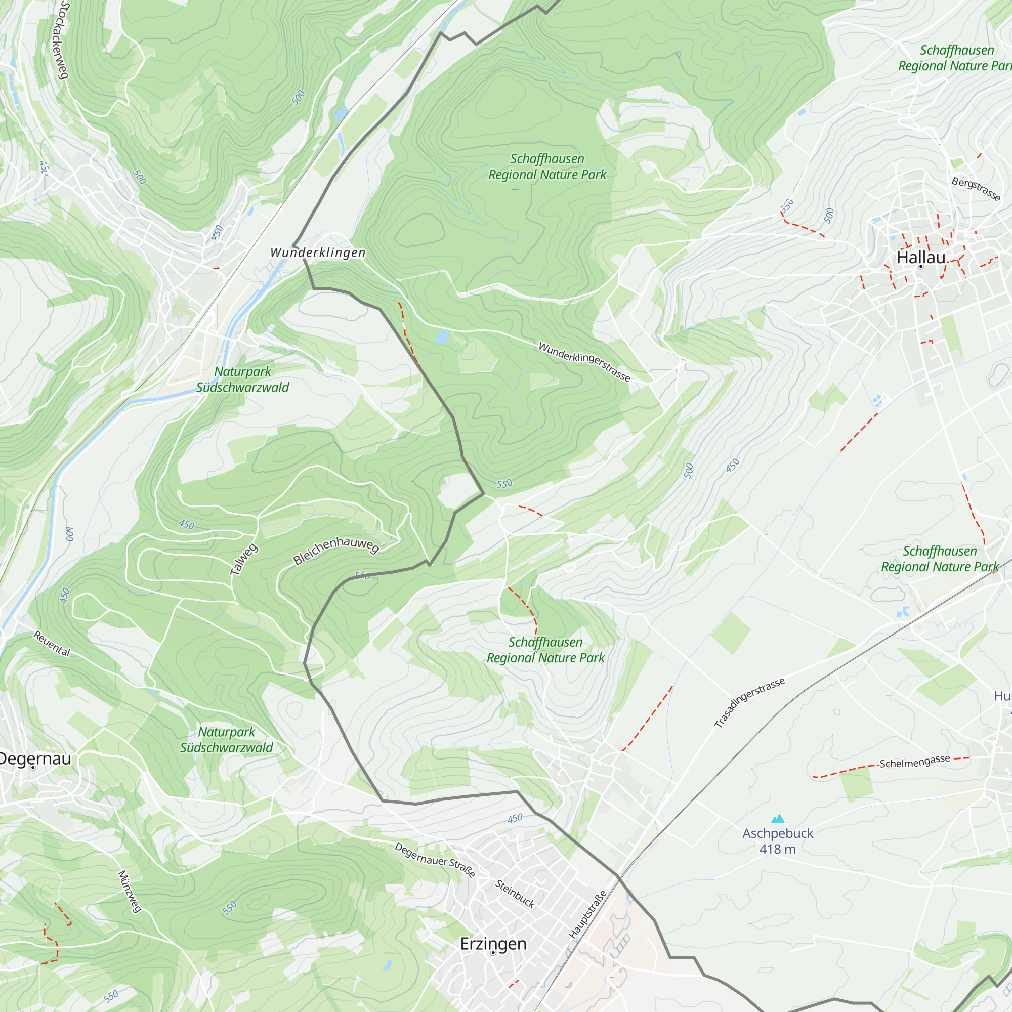 Berghaus map
