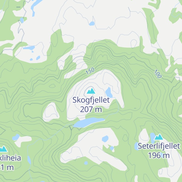 Map of Skogfjellet