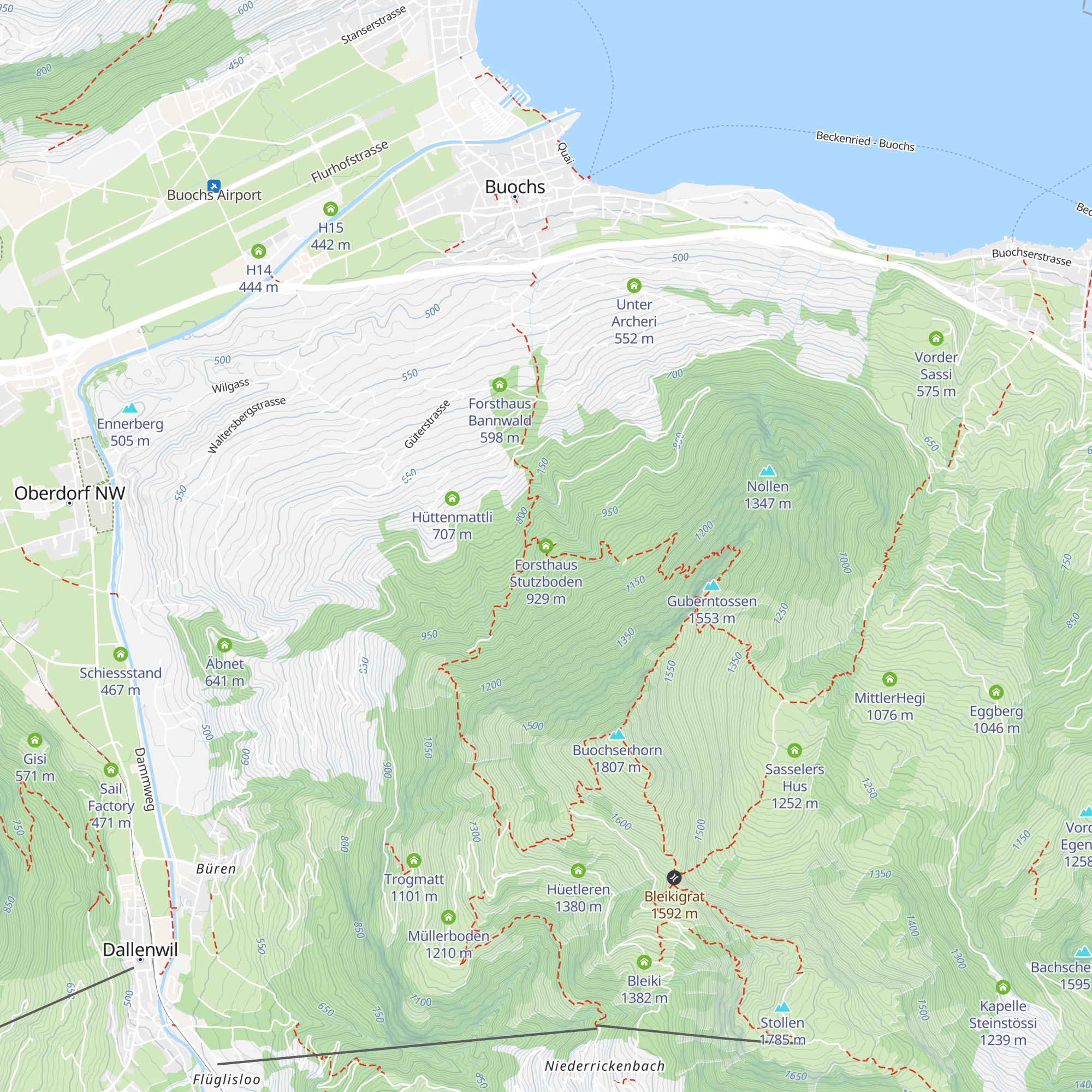 Forsthaus Stutzboden map