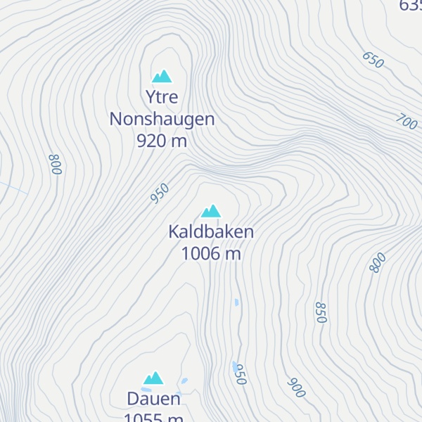 Map of Kaldbaken