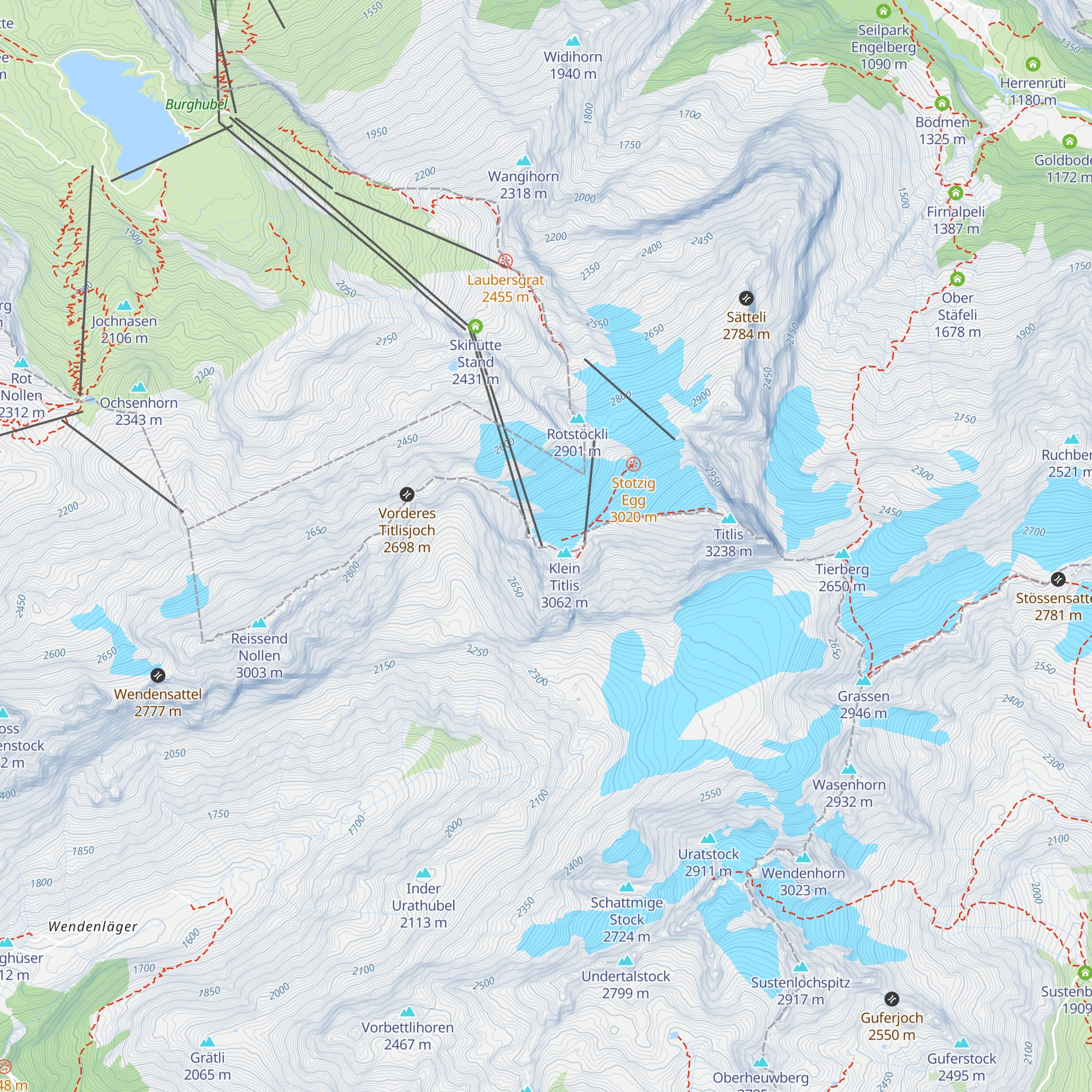 Klein Titlis map