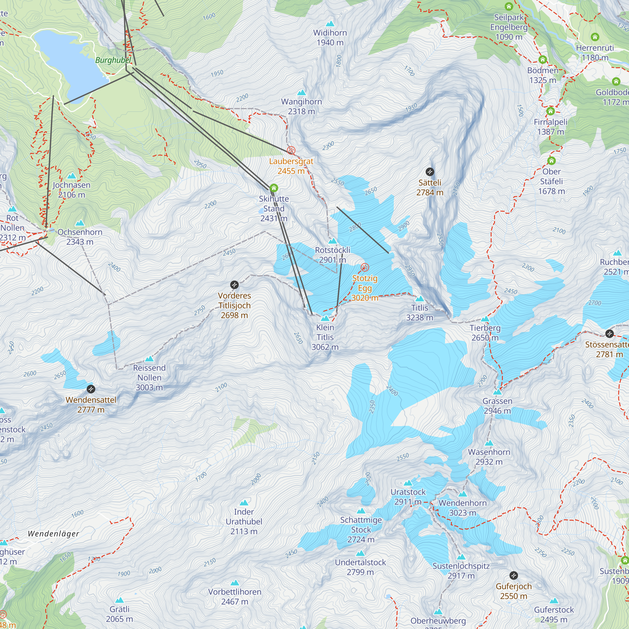 Klein Titlis map