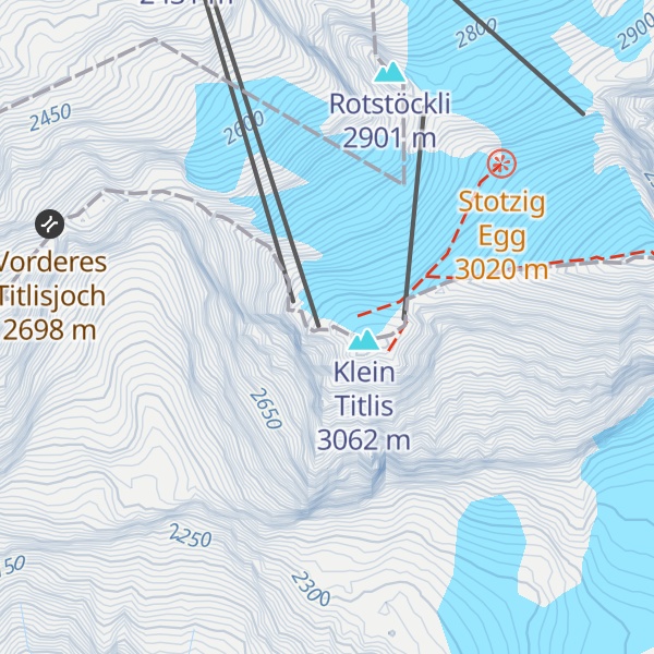 Map of Klein Titlis