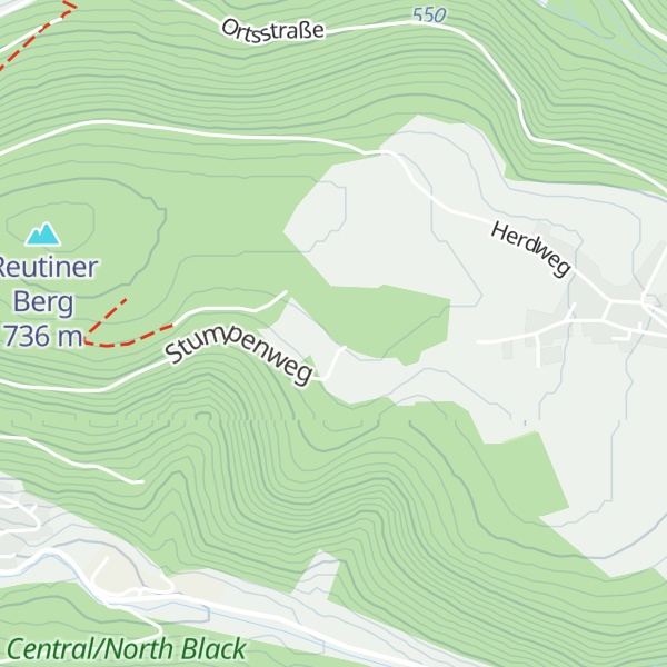 Map of Hofwäldlehütte