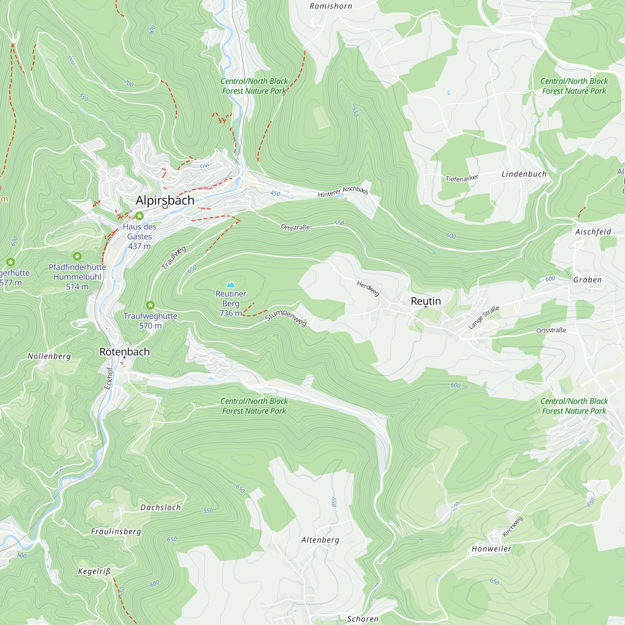 Hofwäldlehütte map