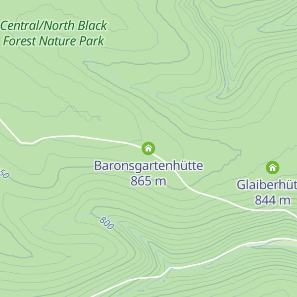 Map of Baronsgartenhütte