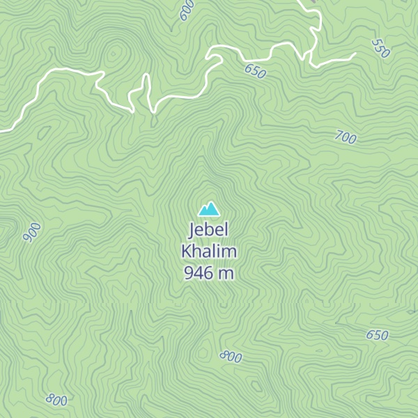 Map of Jebel Khalim