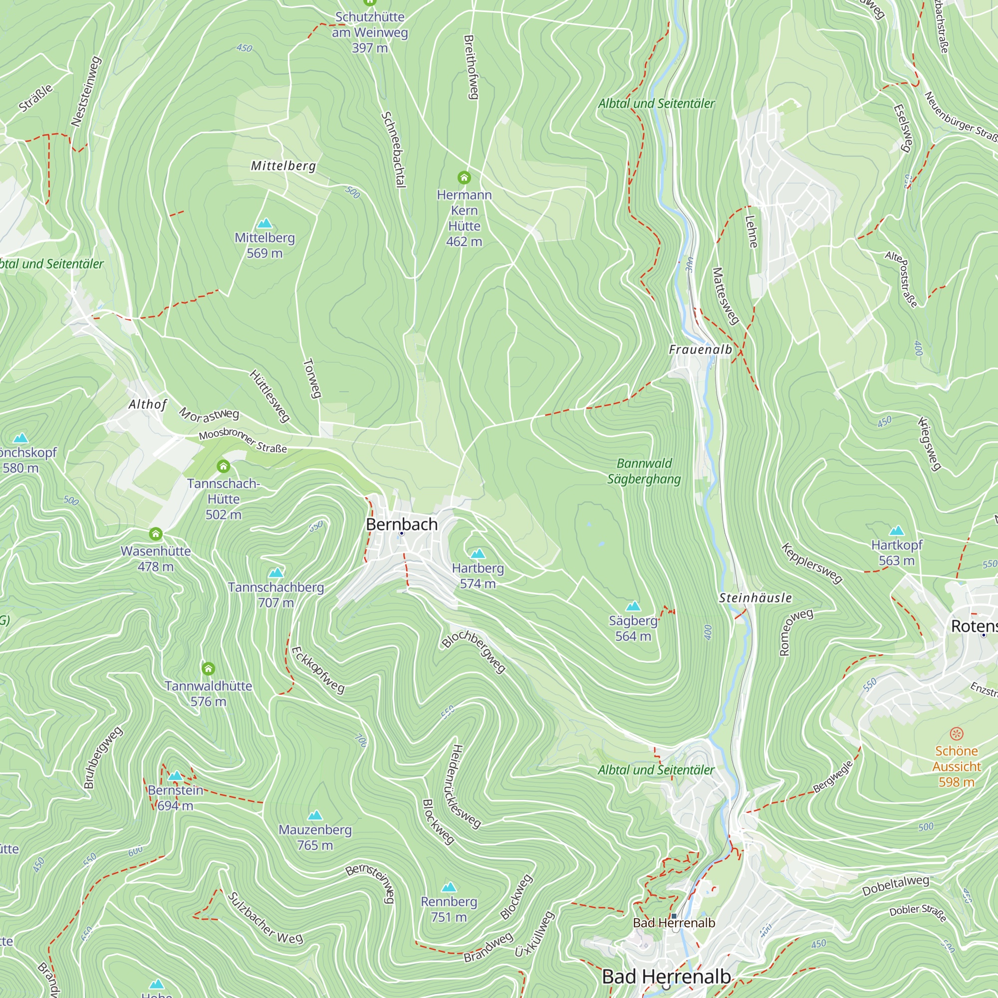 Gerhard-Munz-Hütte map