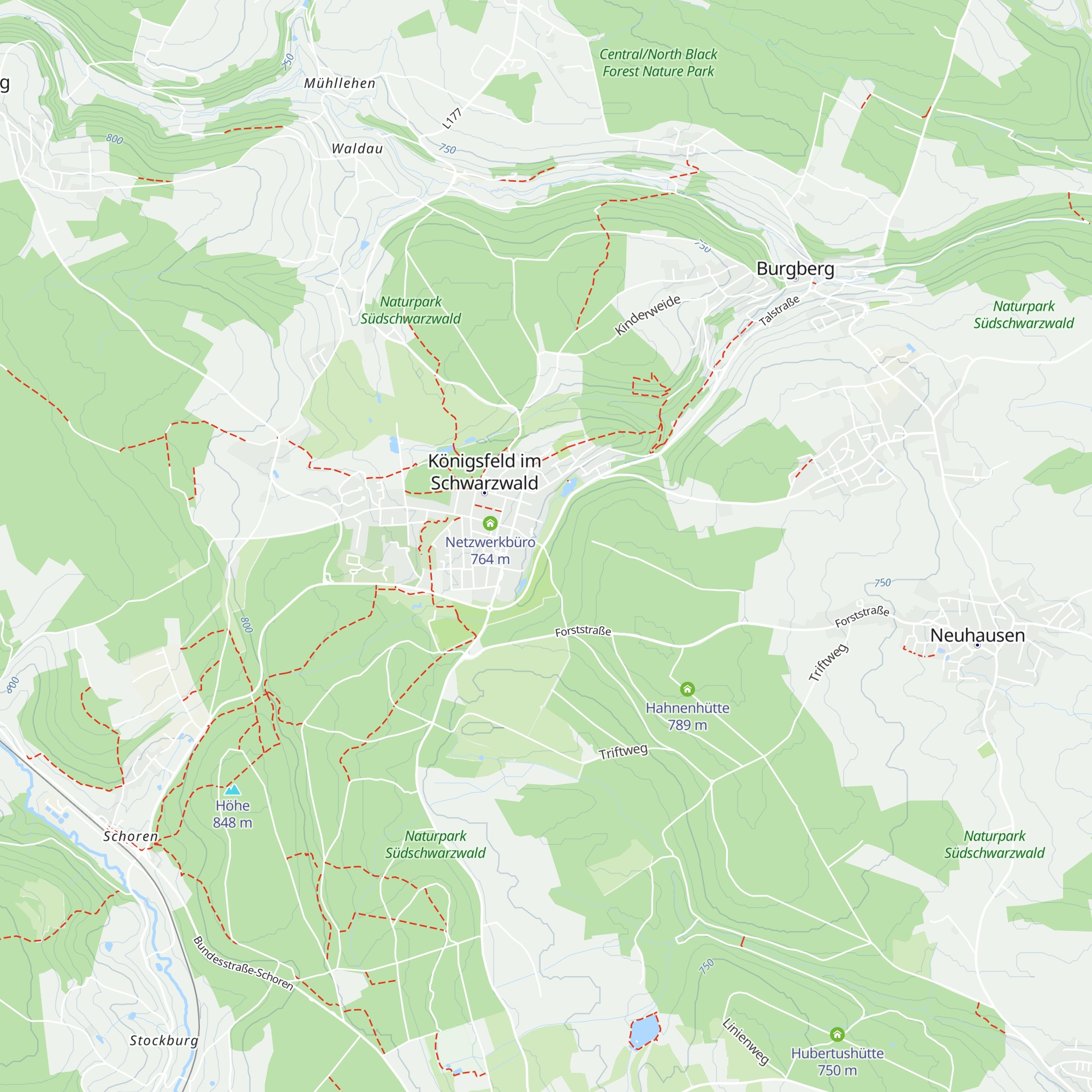 Stellwaldhütte map