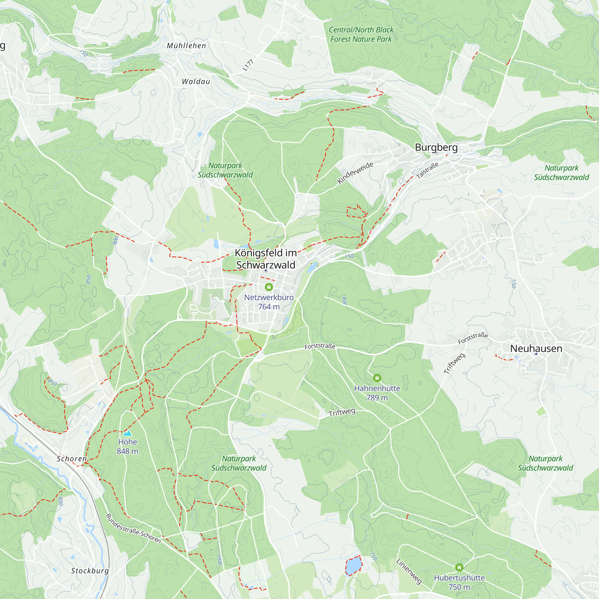 Stellwaldhütte map