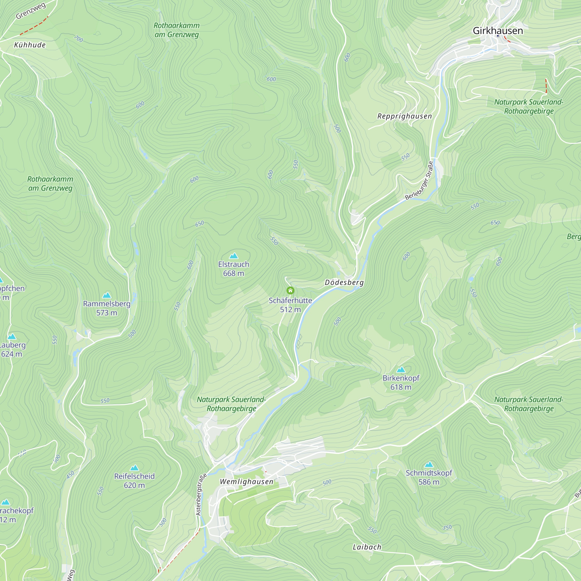 Schäferhütte map
