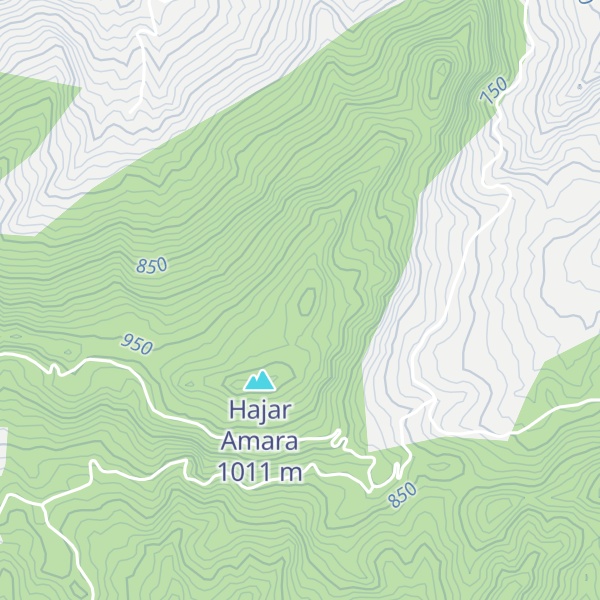 Map of Jebel Chennkoura