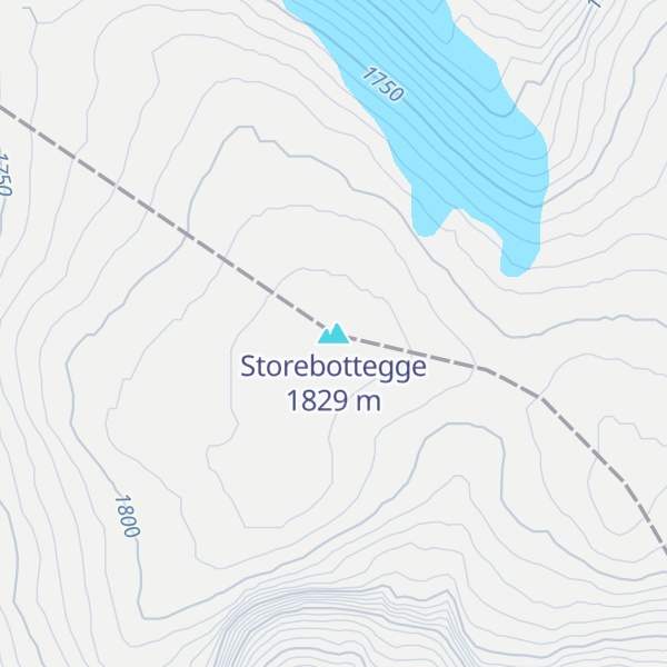 Map of Storebottegge