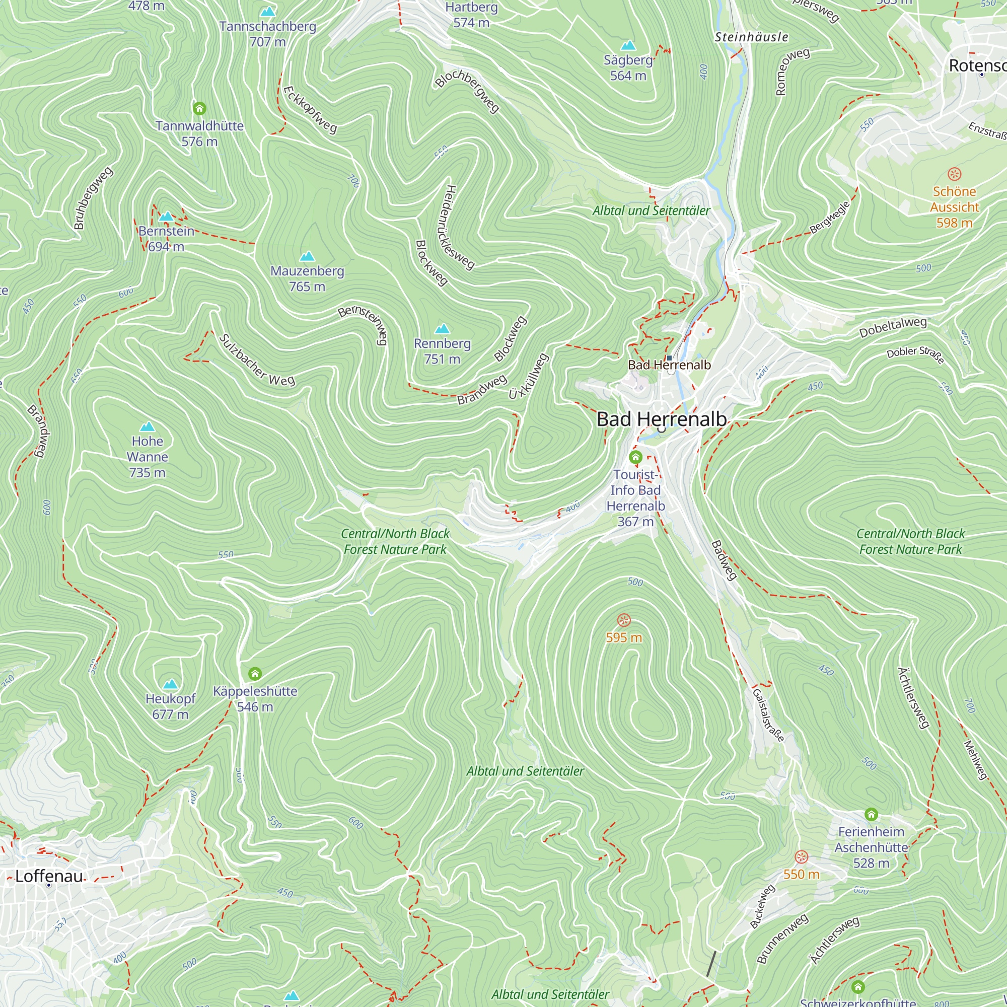 Karl-Fuchs-Hütte map
