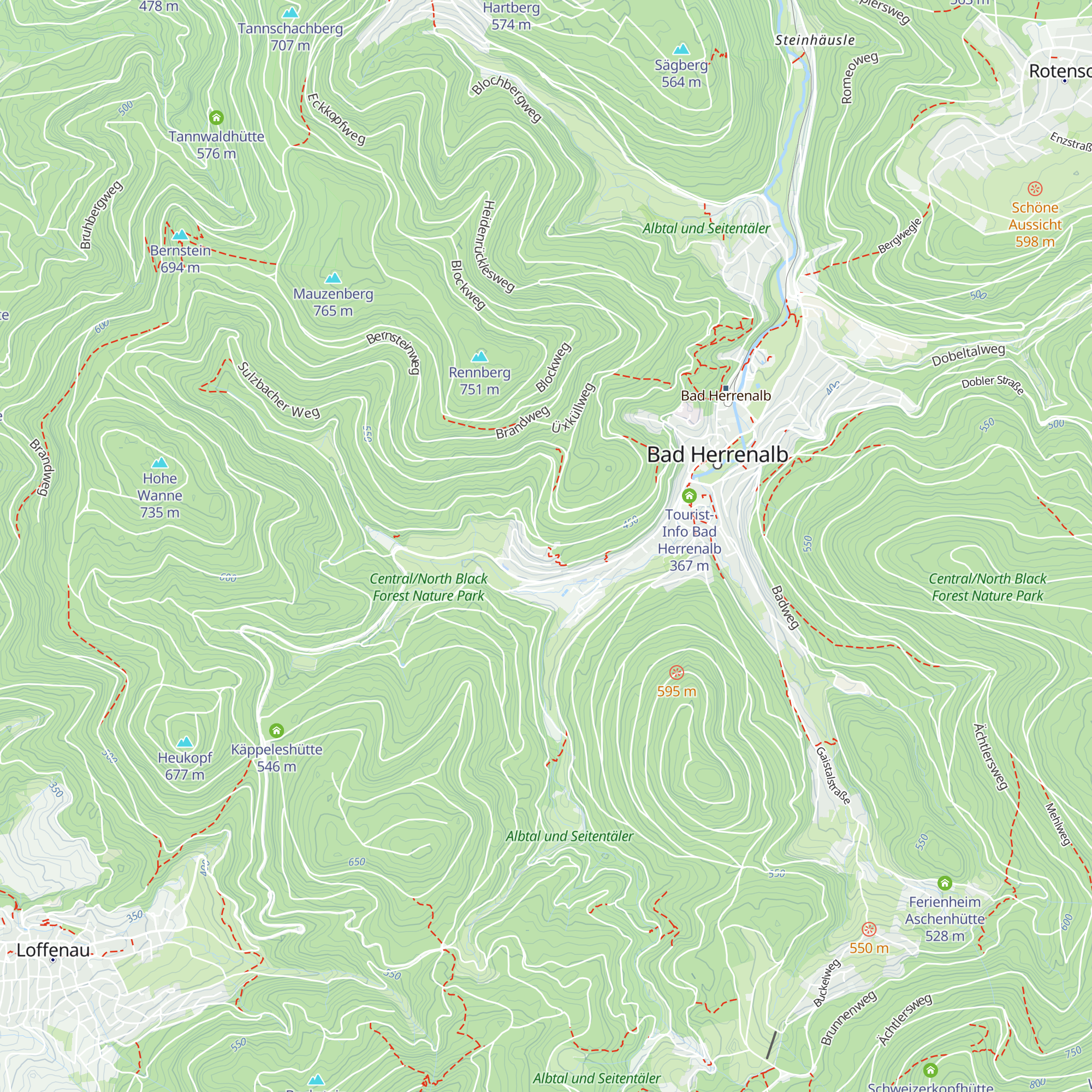 Karl-Fuchs-Hütte map