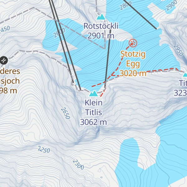 Map of Klein Titlis