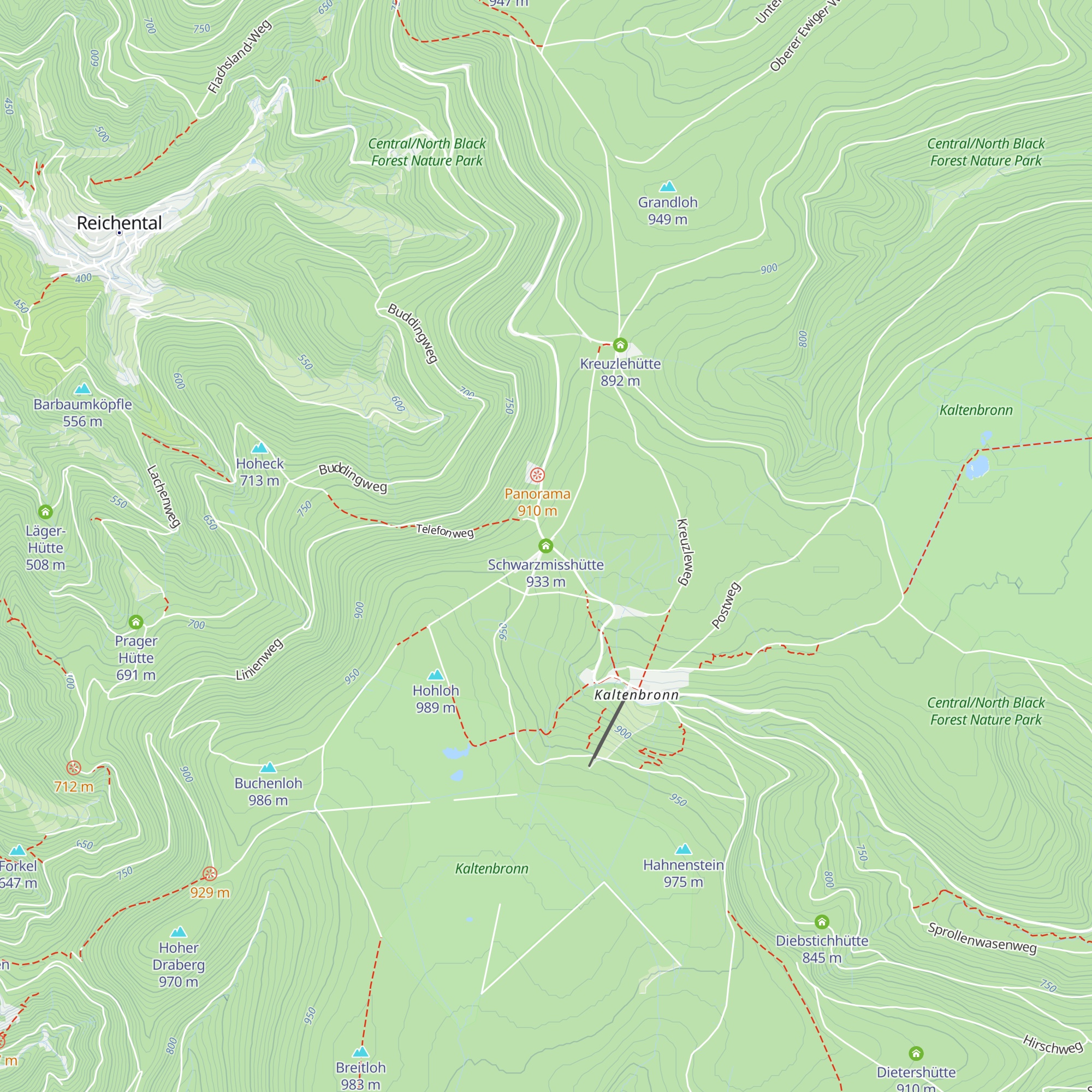 Schwarzmisshütte map