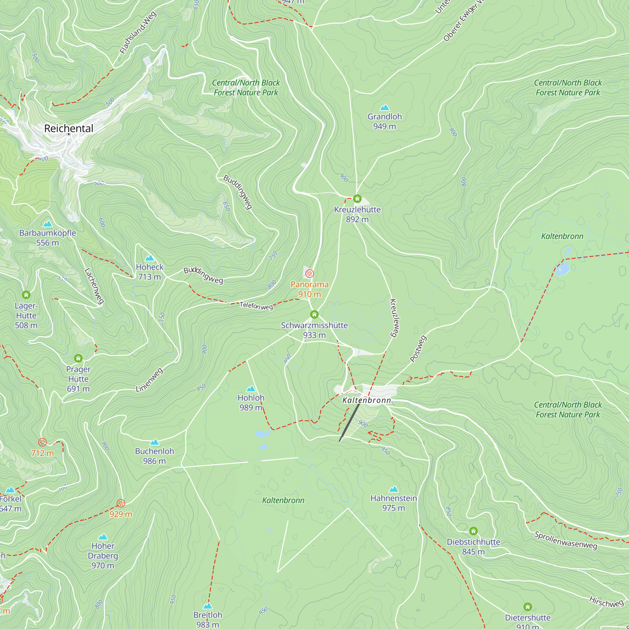 Schwarzmisshütte map