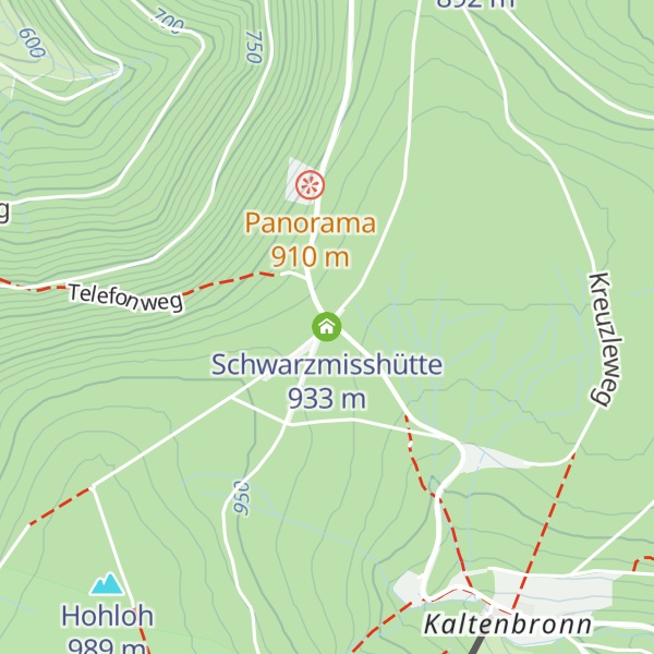 Map of Schwarzmisshütte