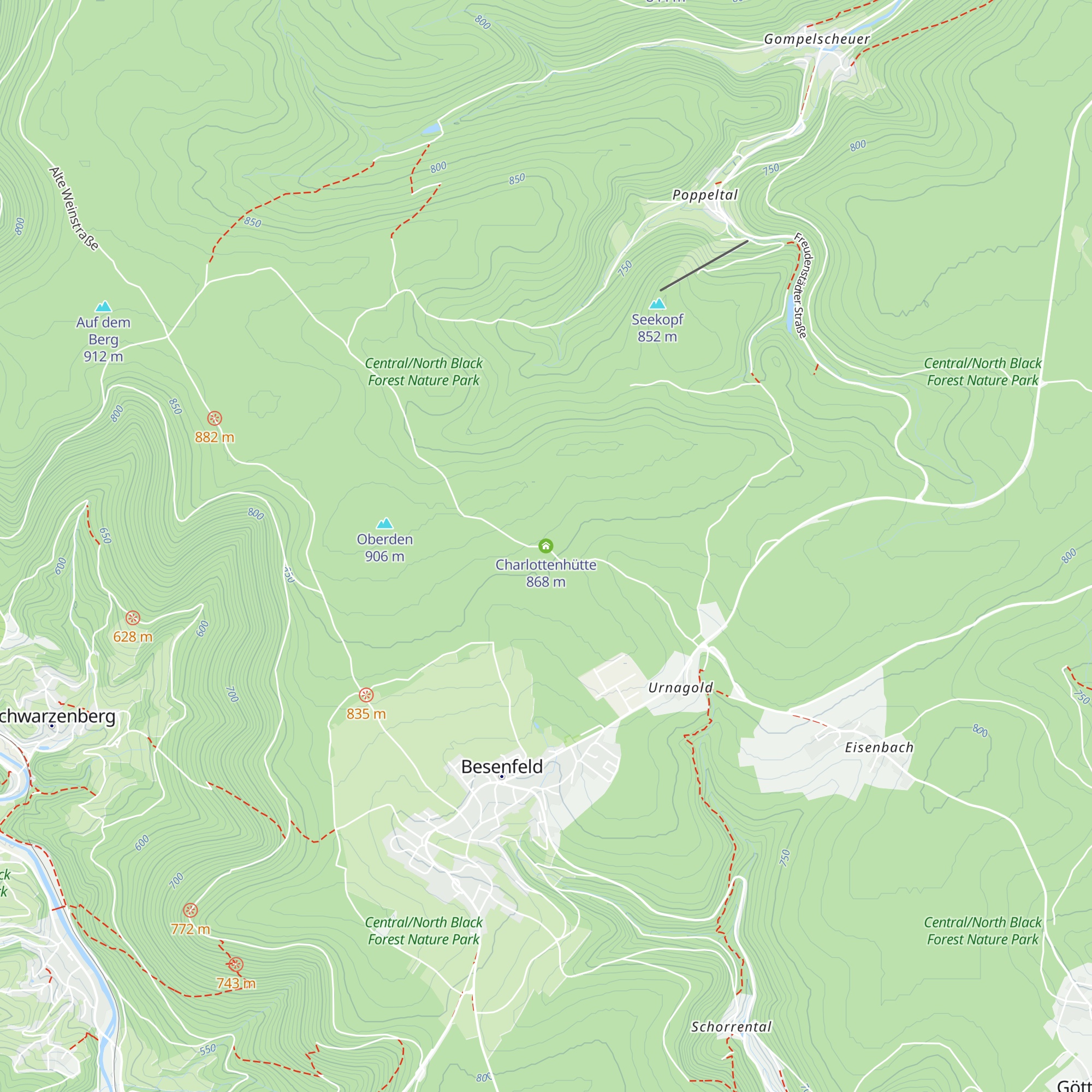 Charlottenhütte map