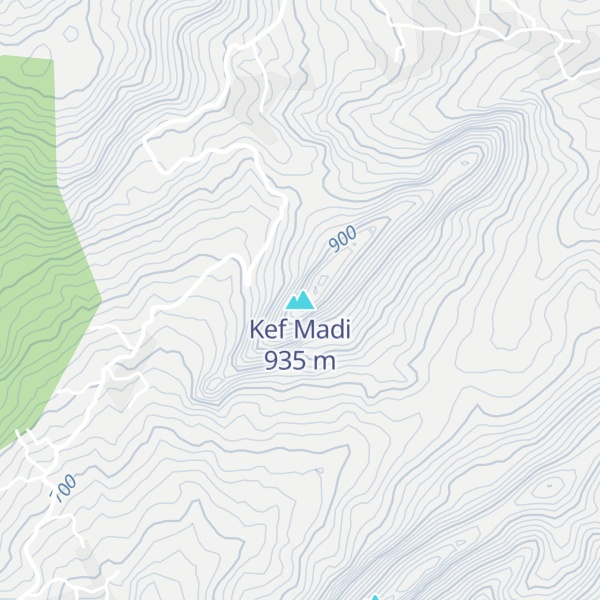 Map of Kef Madi
