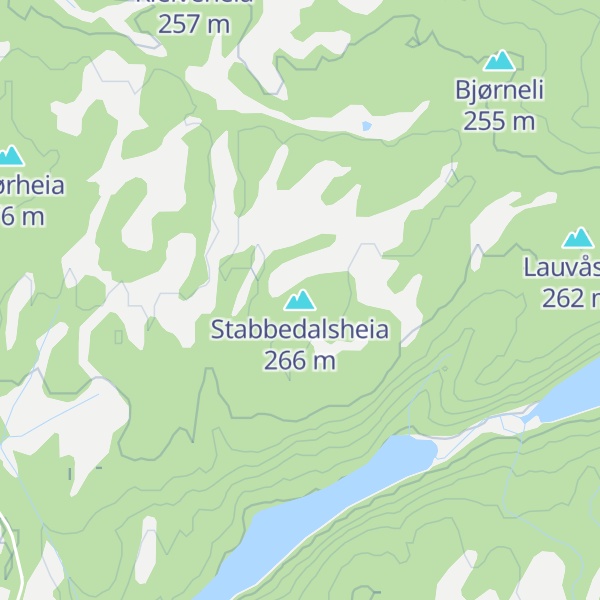 Map of Stabbedalsheia