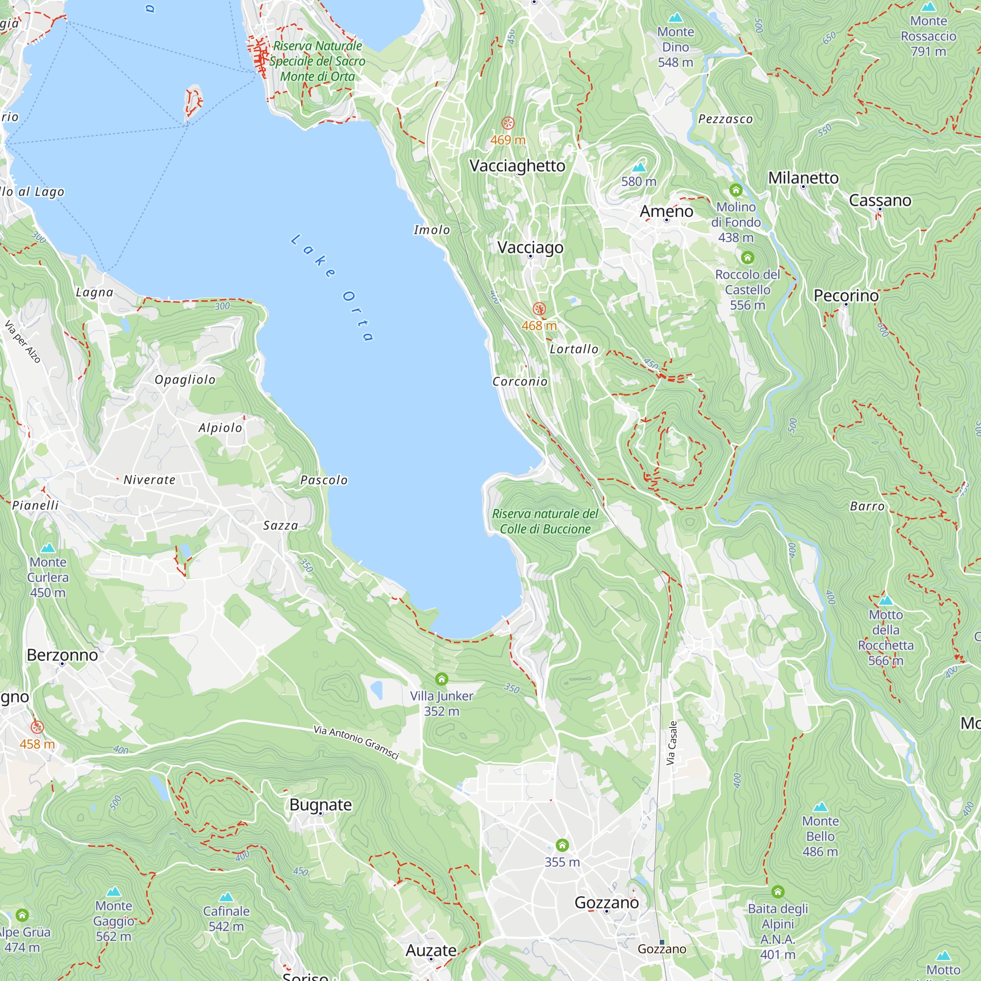 Villa Faà di Bruno map
