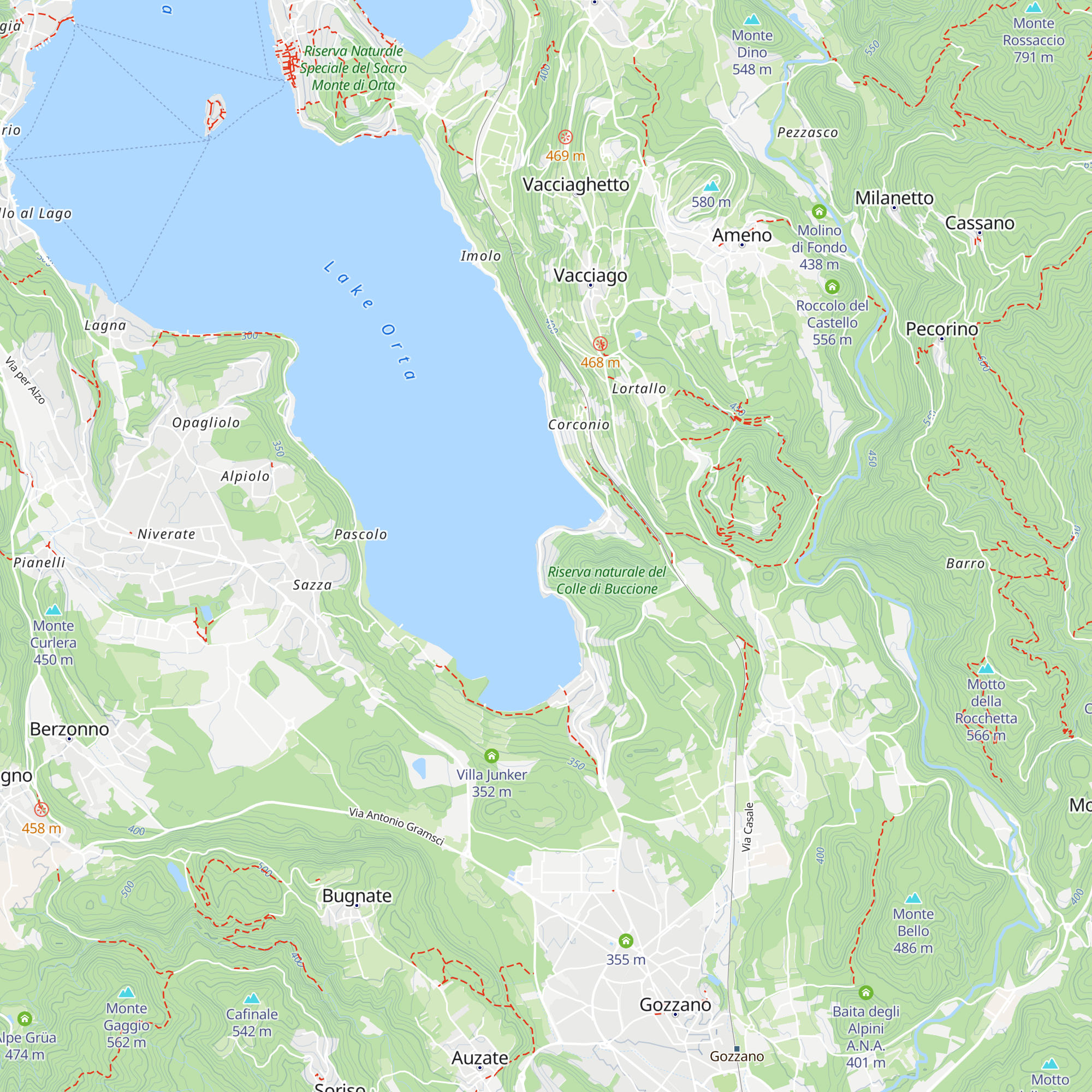 Villa Faà di Bruno map