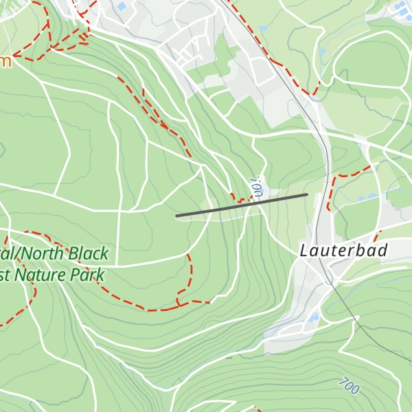 Map of Berghütte Lauterbad