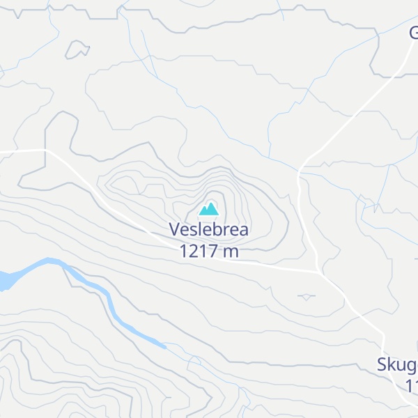 Map of Veslebrea