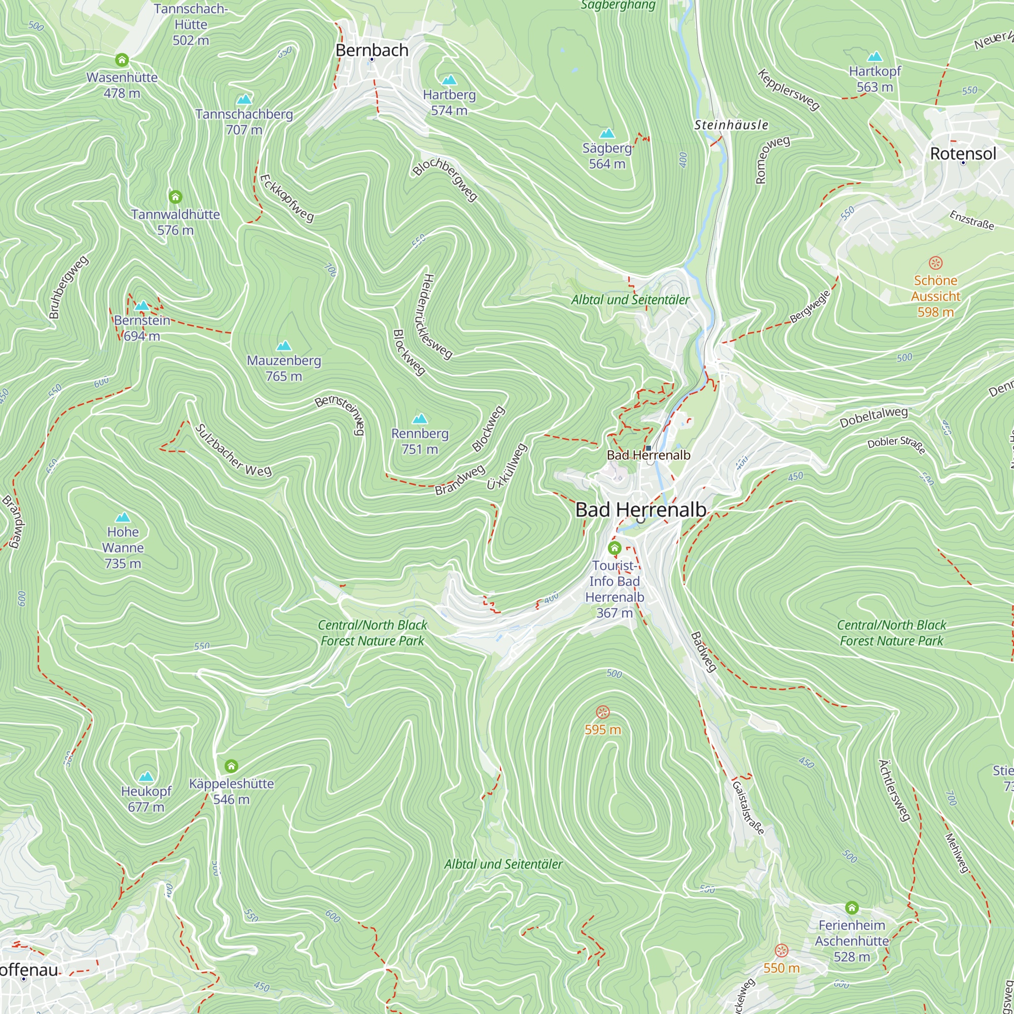 Sattelhütte map