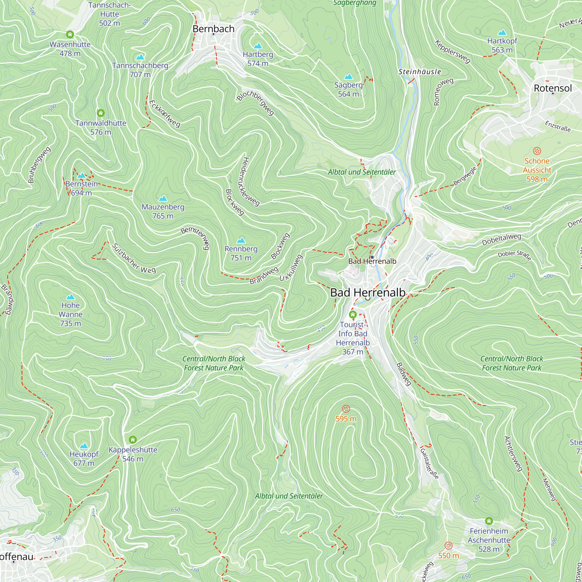 Sattelhütte map