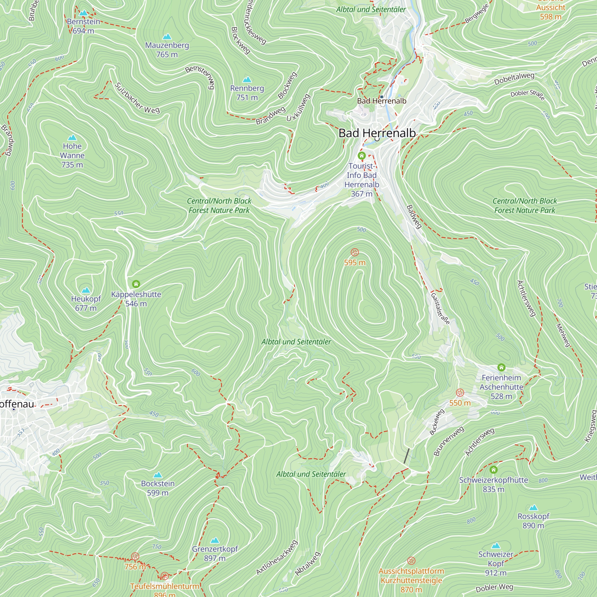 Härtwig-Hütte map