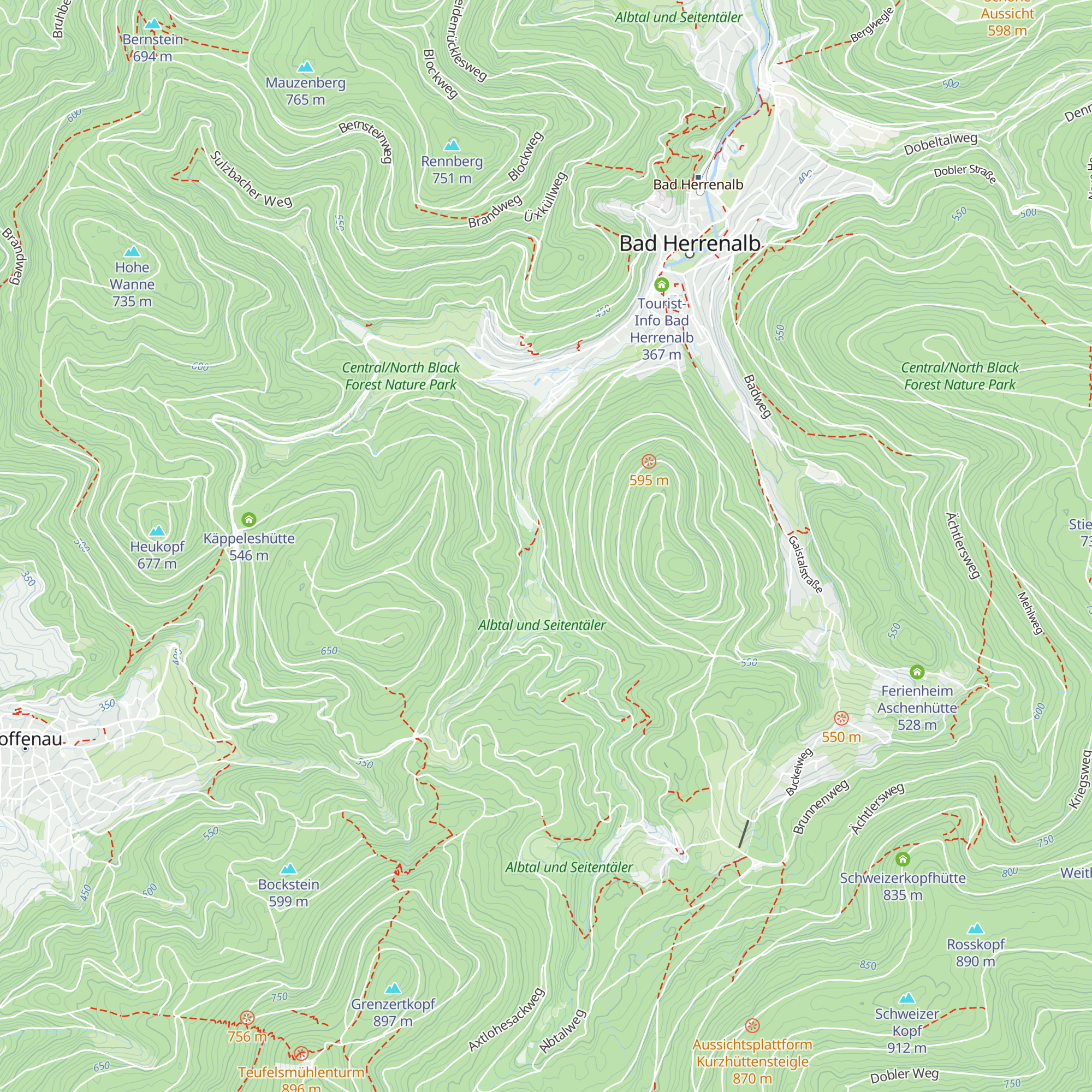 Härtwig-Hütte map