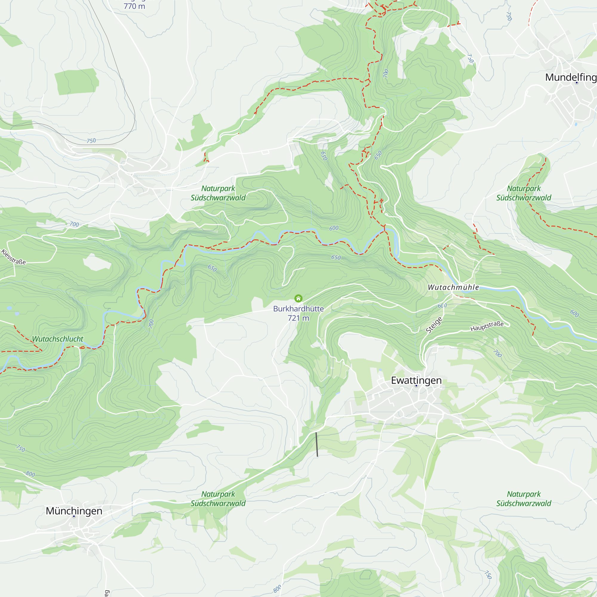 Burkhardhütte map