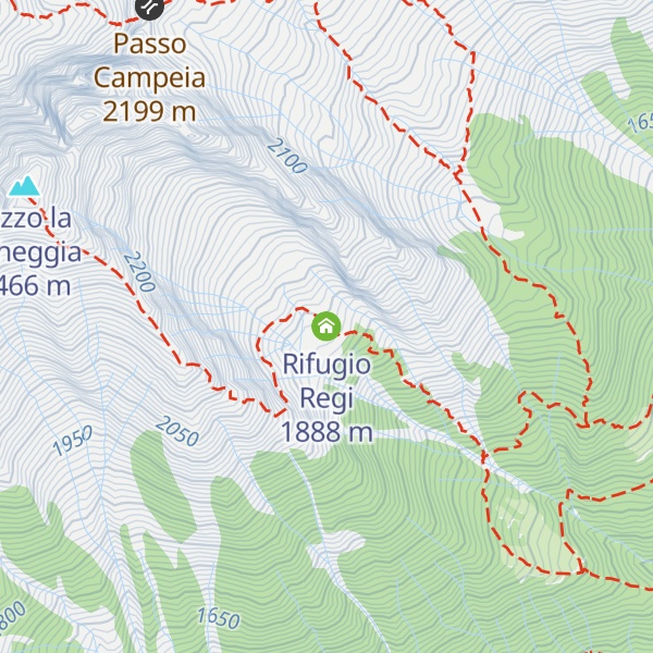 Map of Rifugio Regi