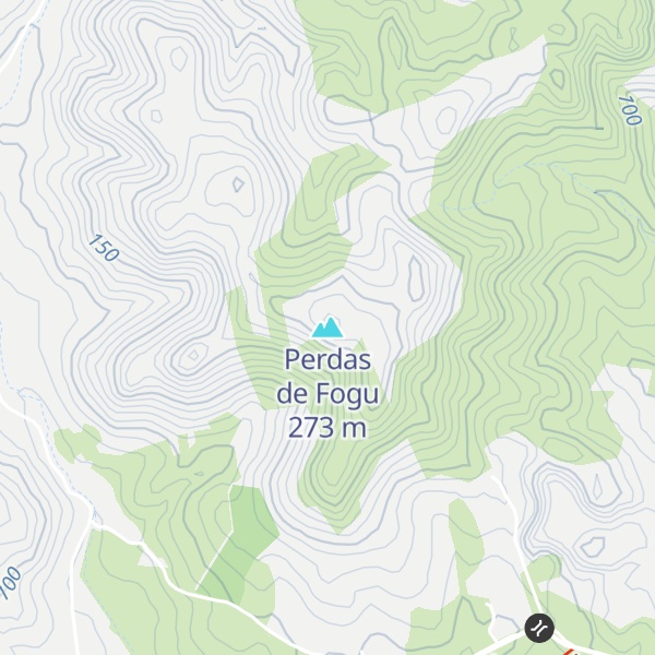 Map of Perdas de Fogu