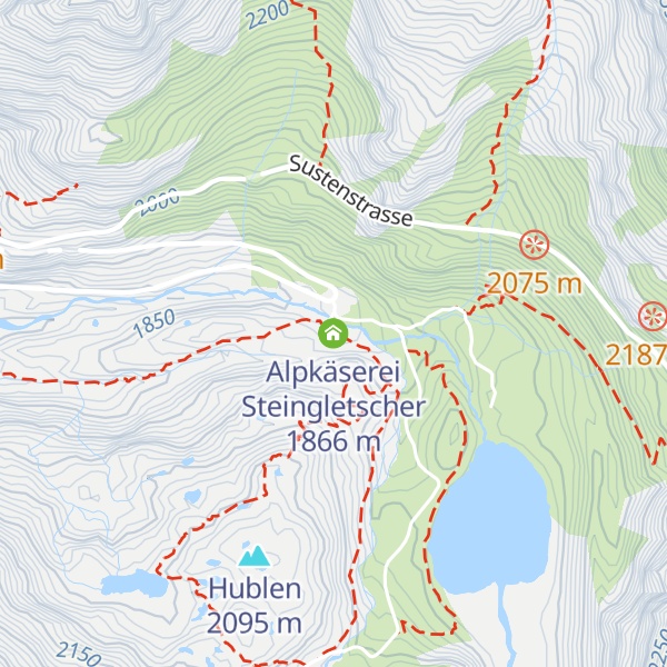 Map of Alpkäserei Steingletscher