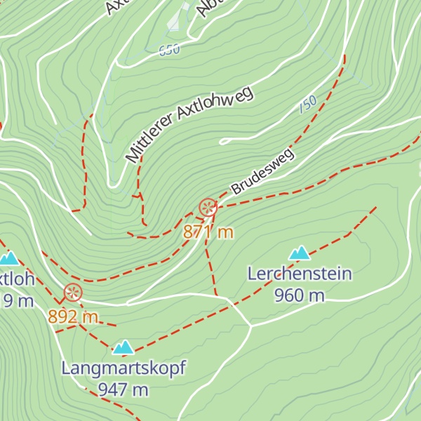 Map of Hahnenfalzhütte