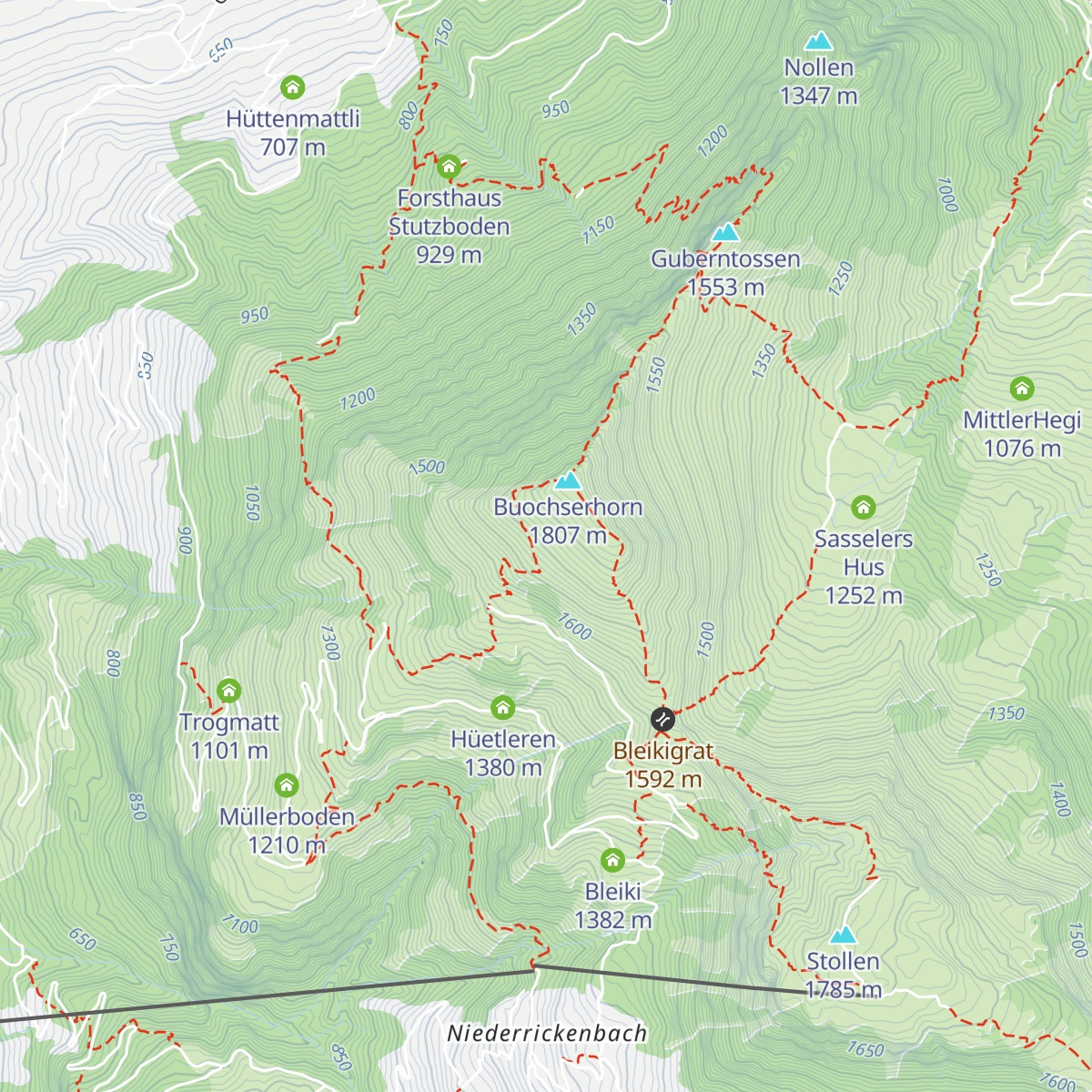 Obere Ochsenweid map