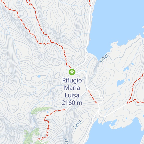 Map of Rifugio Maria Luisa