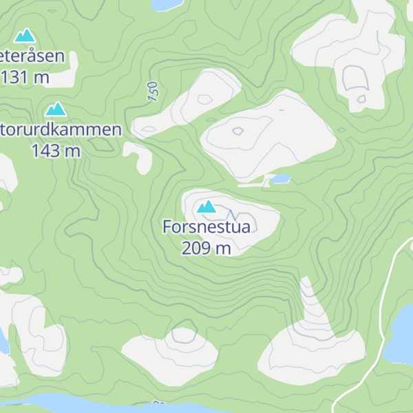 Map of Forsnestua