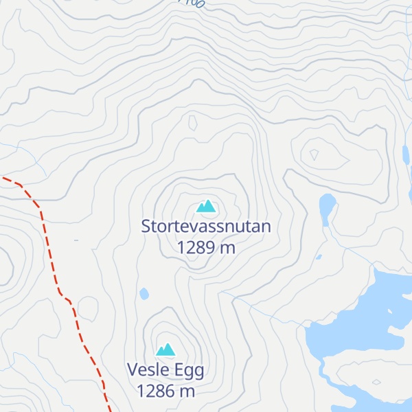 Map of Stortevassnutan
