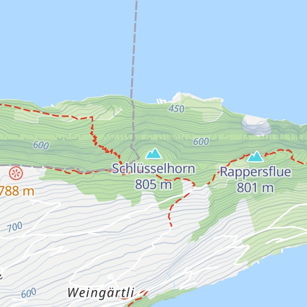 Map of Schlüsselhorn